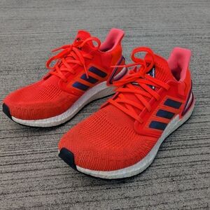 Adidas Ultraboost 20 ISS Solar Red Mens Size 9.5